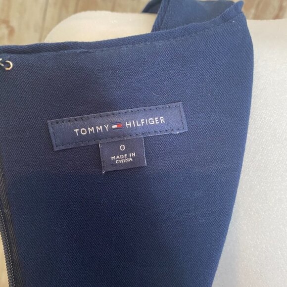 Women's Tommy Hilfiger Classic Sleeveless Navy Dress size 0 - Picture 6 of 6
